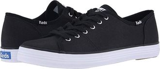 Keds Kickstart Lace Up Womens Lace up casual Shoes Black : 5.5 B - Medium, Canvas