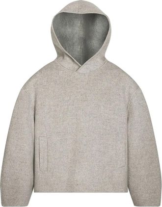 LouLou Felpa con maniche a palloncino e cappuccio - Grigio