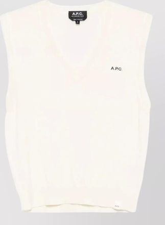 A.P.C. v-neck wool knit vest