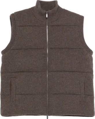 MC2 Saint Barth leeds zip knit jacket - Brown