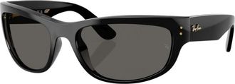 Ray-Ban Mega Balorama - Heren - Zonnebrillen - Zwart - 63 MM - Accessoires