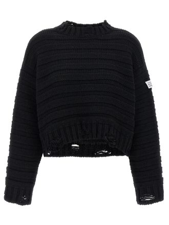 Maison Margiela Distressed Wool Sweater