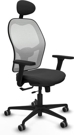 Piqueras y Crespo Sedia Da Ufficio Piqueras Y Crespo Jorquera Bianco Similpelle Grigio