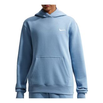 Nike (WMNS) Nike Studio Fleece Medium Weight Hoodie Work Blue IR8301-486