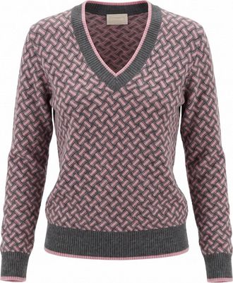 Drumohr Long Sleeve V-Neck Sweater