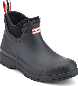 Hunter Waterproof Chelsea Rain Boot in Black at Nordstrom, Size 10