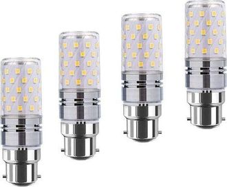 OEM Bombillas Led Tipo Ma&iacute;z B22 De 12 W, Equivalentes A Bombillas Incandescentes De 100 W, 1200 Lm, Luz Blanca C&aacute;lida De 3000 K, Bombillas Decorativas Tip