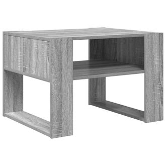 vidaXL Mesa De Caf&eacute; Gris Sonoma 66 X 53 X 45 Cm Madera De Ingenier&iacute;a Vidaxl