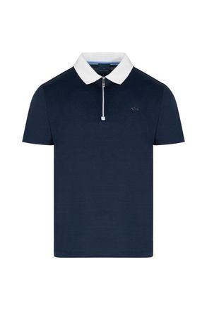 Paul & Shark Lightweight cotton jersey polo Size: XXL, colour: NAV