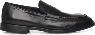 Alexander Hotto Leather Loafers - Heren - Loafers - Zwart - 43 EU - Leer - Schoenen