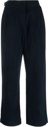 A.P.C. Pantalon Jodie - Dames - Wijde Broeken - Blauw - M - Katoen - Broeken