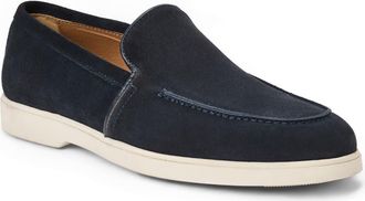 Bruno Magli Etna Suede Loafer in Navy Suede at Nordstrom Rack, Size 10.5