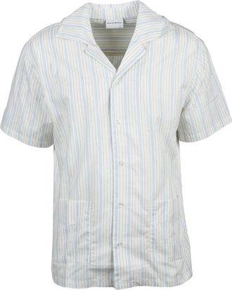Dr&ocirc;le de Monsieur Cotton Shirt - White/Light Blue