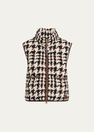 Moncler Emotionnalite Tweed Down Vest