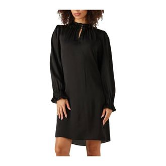 Bruuns Bazaar Dames, Jurken, Zwart, Maat: XS Poliester
