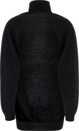 Moschino Womens Merino Sweater Black Virgin Wool