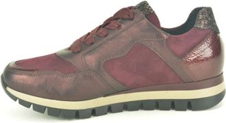 Gabor Bordo combi Runner N.+tiret - Dames - Sneakers - Bruin - 37 1/2 EU - Schoenen