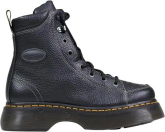 Dr. Martens Enkellaarsjes met veters van leer - Dames - Veterlaarzen - Zwart - 36 EU - Leer - Schoenen
