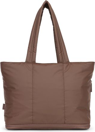 Calpak Luka Expandable Tote Bag in Walnut at Nordstrom