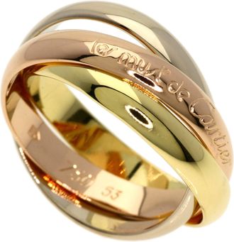 Cartier Yellow Gold (18K) Pink Gold (18K) White Gold (18K) Band Ring (Pre-Owned)
