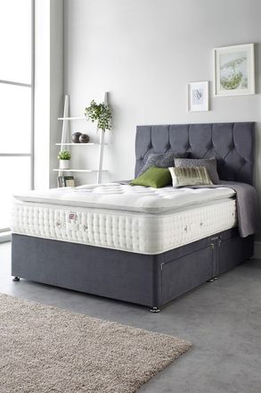 Aspire Home Accents Alpaca Silk 3000 Pocket Pillowtop Mattress in White | Size: Super King