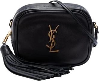 Saint Laurent Pre-owned Blogger Crossbody Tas - Dames - Vintage Schoudertas - Zwart - ONE Size - Leer - Vintage