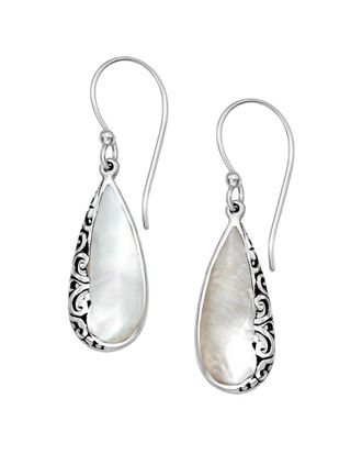 Samuel B. Silver Pearl Earrings