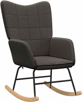 vidaXL Silla Relax Gris Oscuro 61 X 78 X 98 Cm Tela Vidaxl