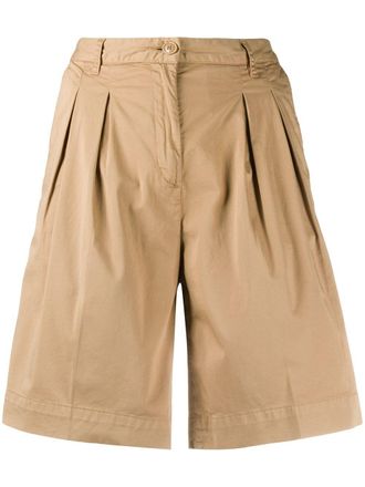 Woolrich Shorts met wijde pijpen - Beige