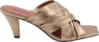 Lola Cruz Iztapa Heeled Mule - Dames - Muiltjes - Geel - 39 EU - Schoenen