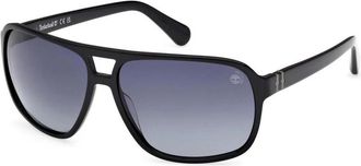Timberland Moderne Gepolariseerde Zonnebril - Heren - Zonnebrillen - Zwart - 65 MM - Accessoires