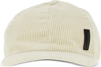 Emporio Armani Cappello da baseball a coste - Toni neutri