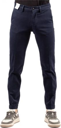 Re-hash Mucha Chinos - Heren - Chinos - Blauw - W34 - Katoen - Broeken
