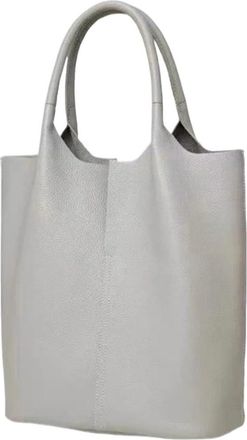 Generic Compatible For Large Soft Shopper Set Bag Female Real(Grey)