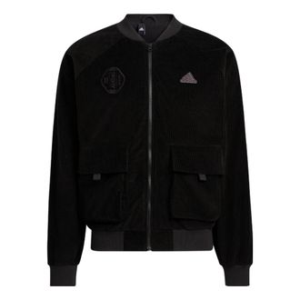 adidas St Cord Woven Jacket Black HR4445