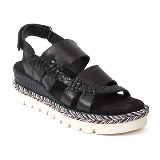 Jambu Womens Delight Wedge Sandal In Black