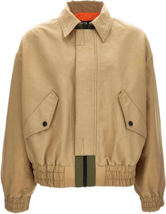 Versace Jeans Couture Jassen - Heren - Bomber jackets - Bruin - M - Jassen