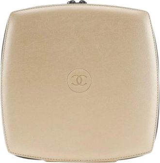Chanel Pre-owned Accessories, female, Beige, Size: ONE SIZE Pre-owned Leather Bag
