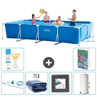 Intex Piscina Con Estructura Rectangular - 450x220x84 Cm - 7-piezas S43