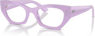 Ray-Ban 52mm Irregular optical glasses in Violet at Nordstrom