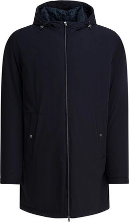 Herno Resort Parka in Travel Nylon Ponente - Heren - Parka Jassen - Blauw - 4XL - Nylon - Jassen