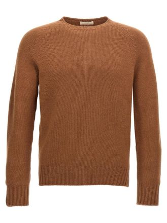 Maryya Brown Crew-Neck Sweater
