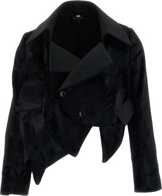 Comme Des Gar&ccedil;ons Blazer corto scultoreo - - Jackets - Donna - Nero - S