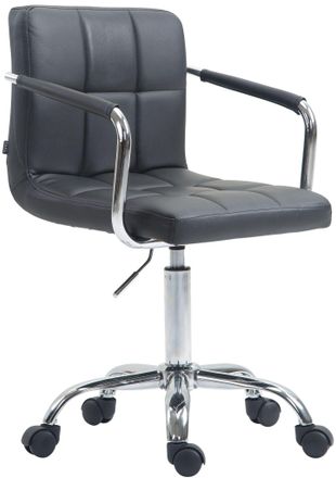 Clp Clp - Silla De Oficina Lucy V2 En Cuero Pu Gris