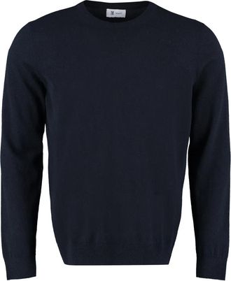 THE (ALPHABET) Cashmere Trui - Heren - Cashmere truien - Blauw - 2XL - Truien & Vesten