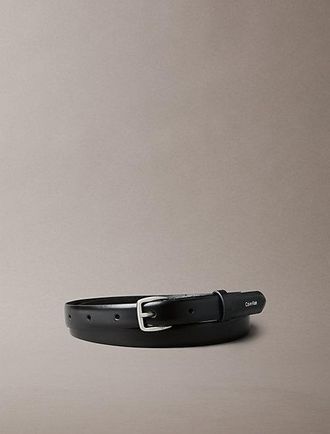 Calvin Klein Cintur&oacute;n De Piel Granulada