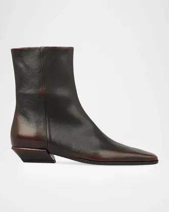 PARIS TEXAS Bettina Leather Ankle Boots