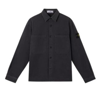 Stone Island Heren, Jassen, Blauw, Maat: S Katoen