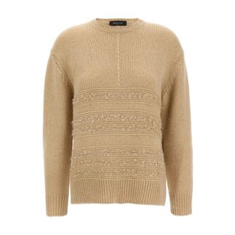 Fabiana Filippi Truien & Vesten, Dames, Beige, 2Xs, Truien