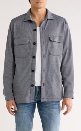 Soul of London Shirt Jacket in Navy/Marine at Nordstrom Rack, Size Xx-Large